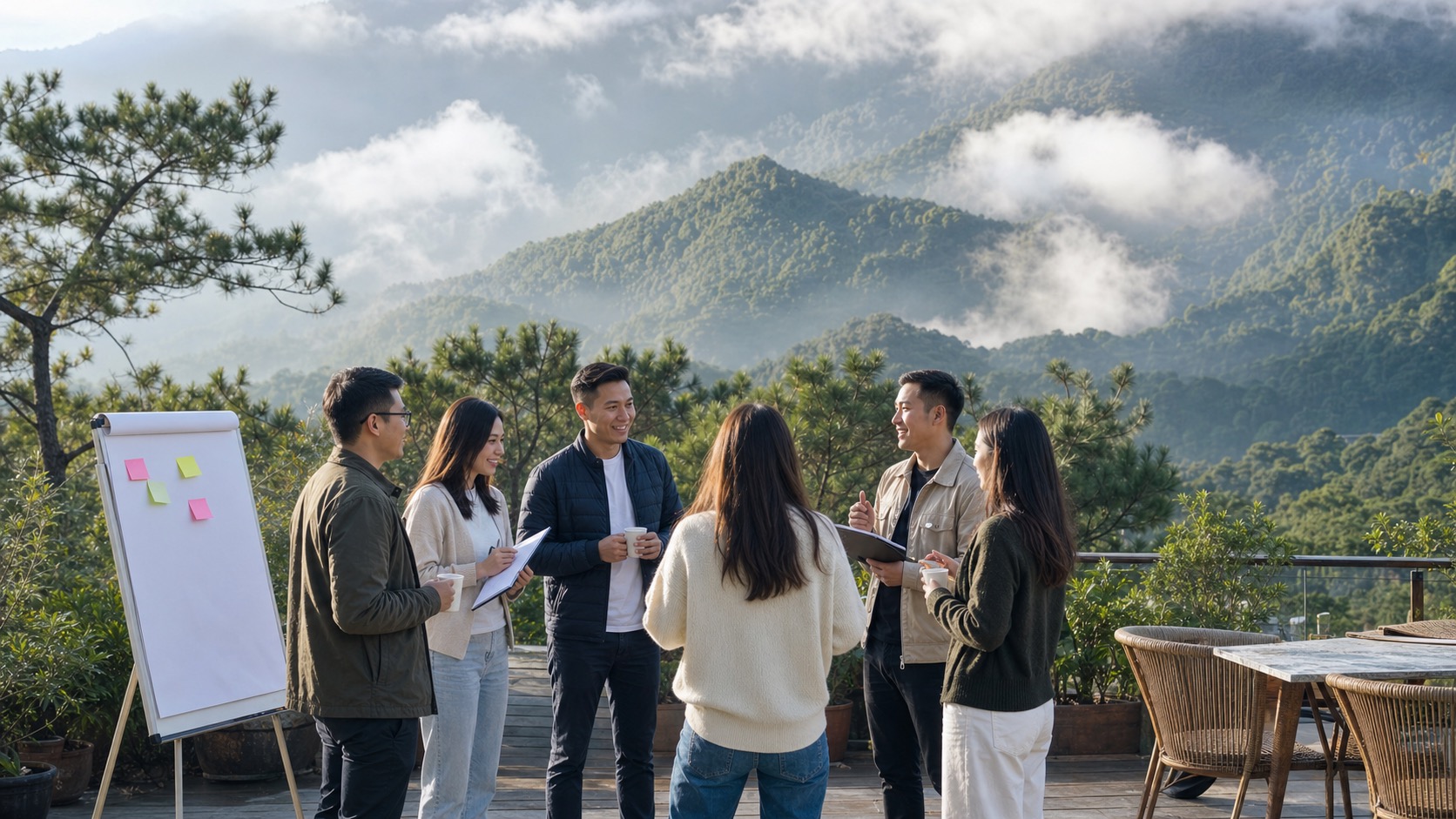 Team retreat Tam Đảo 2 ngày 1 đêm: lịch trình xanh cho công ty miền Bắc